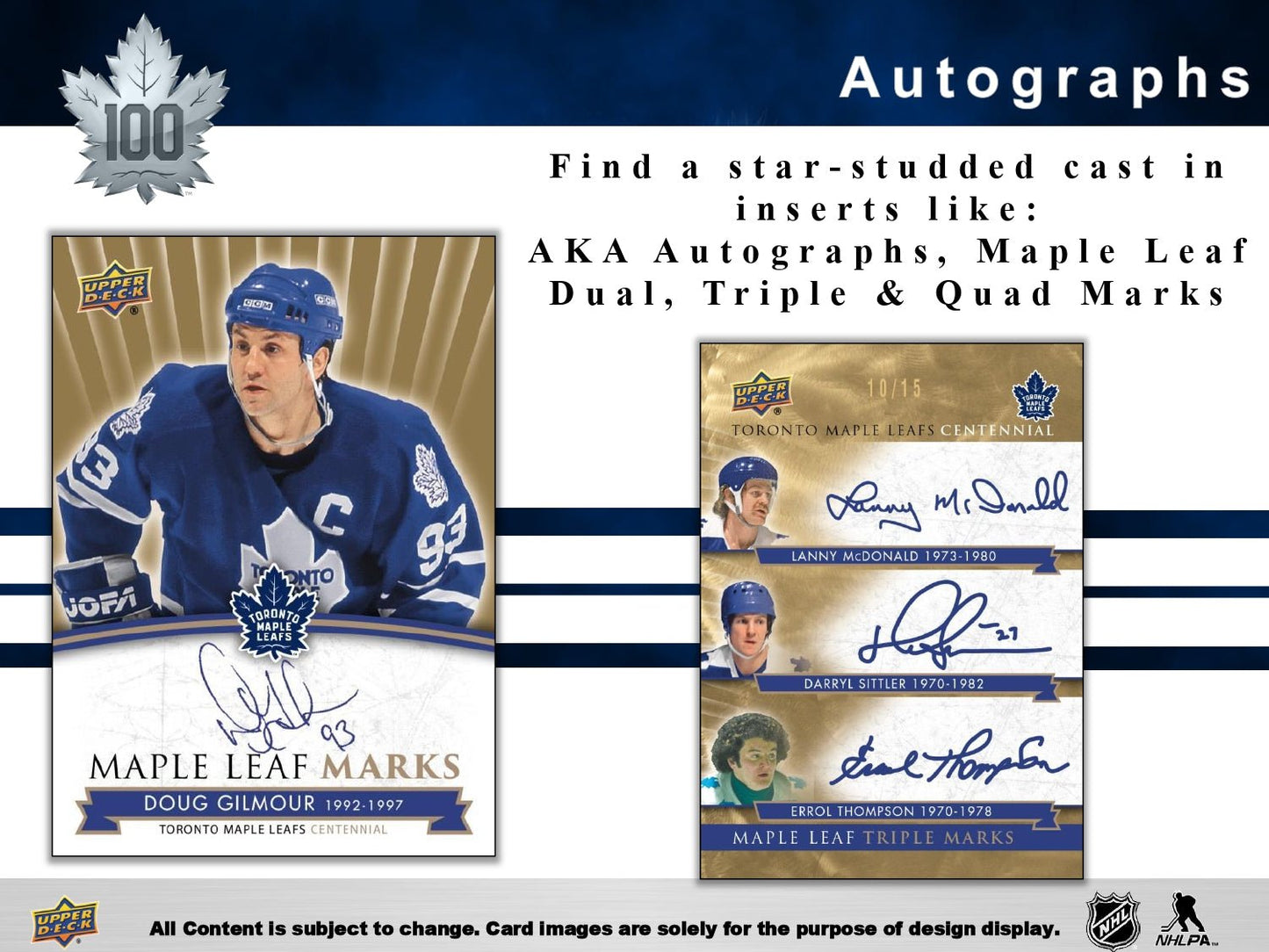 2017 Upper Deck Toronto Maple Leafs Centennial Hobby Box at King Card Canada