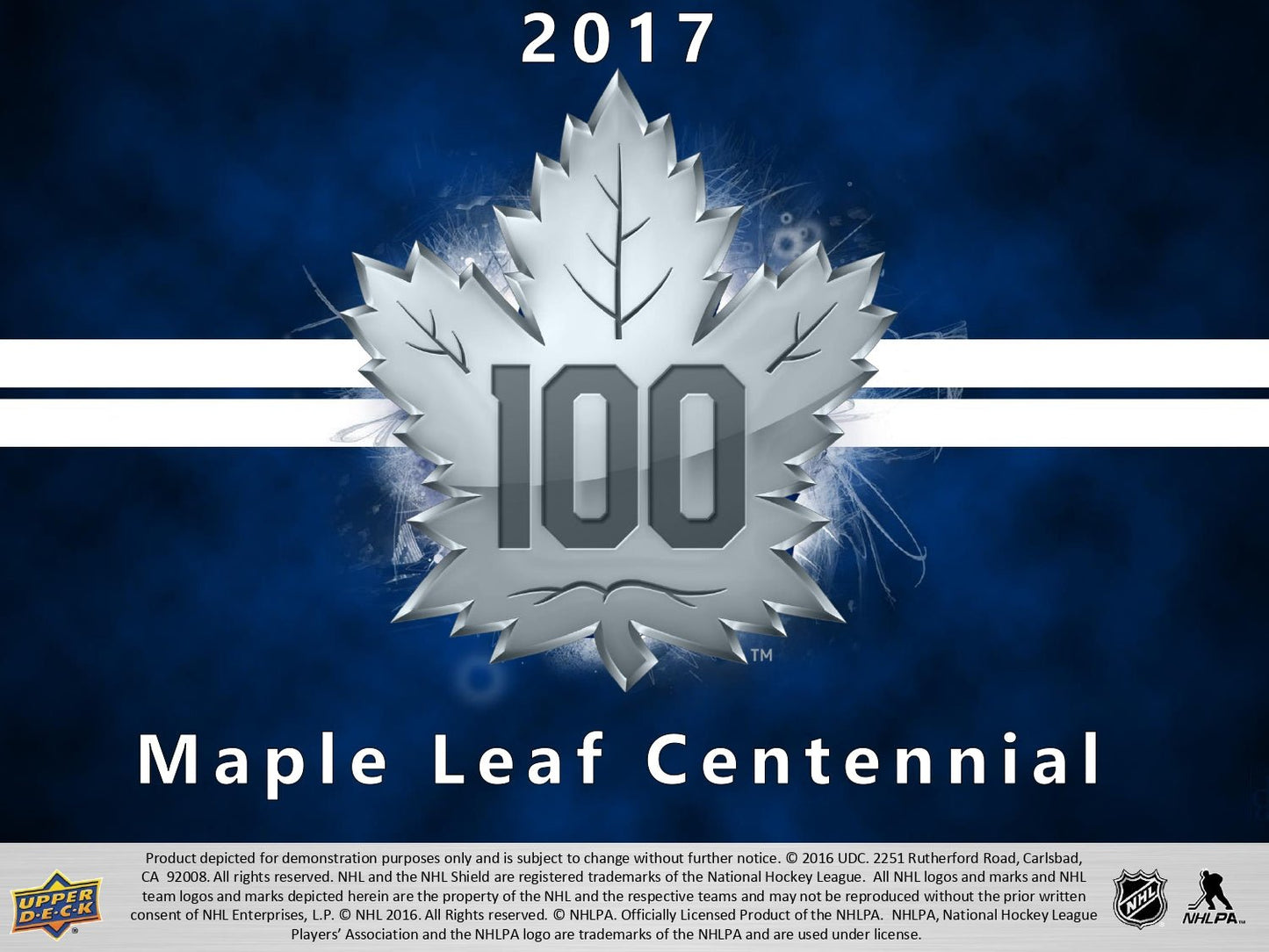 2017 Upper Deck Toronto Maple Leafs Centennial Hobby Box at King Card Canada