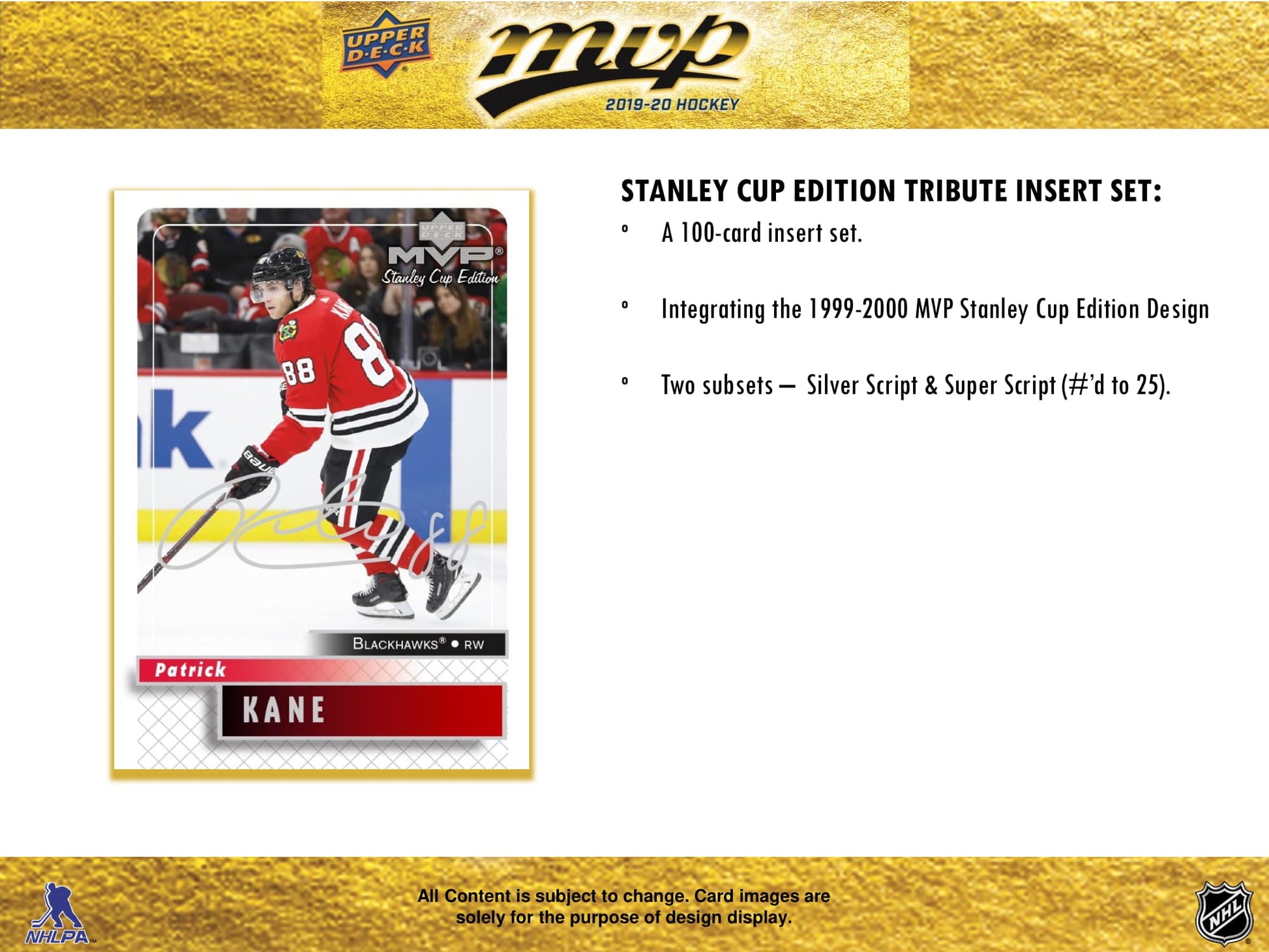 2019 - 20 Upper Deck MVP Hockey Blaster Box 053334919814 at King Card Canada