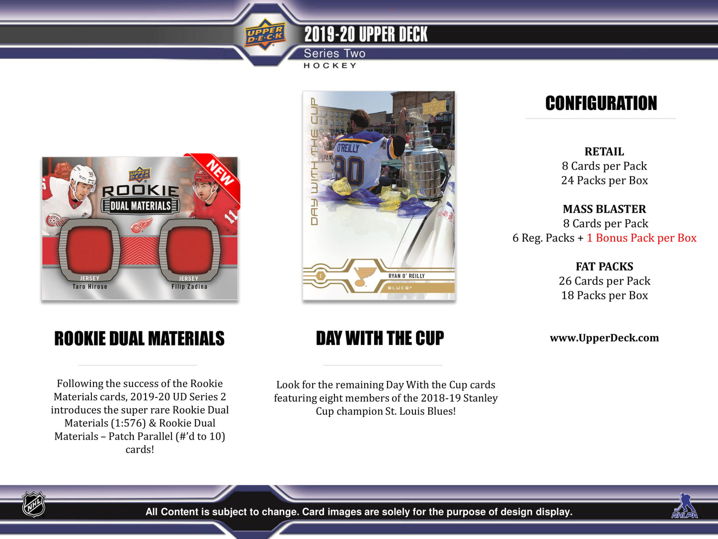 2019 - 20 Upper Deck Series 2 Hockey Collector's Tin 053334930659 at King Card Canada