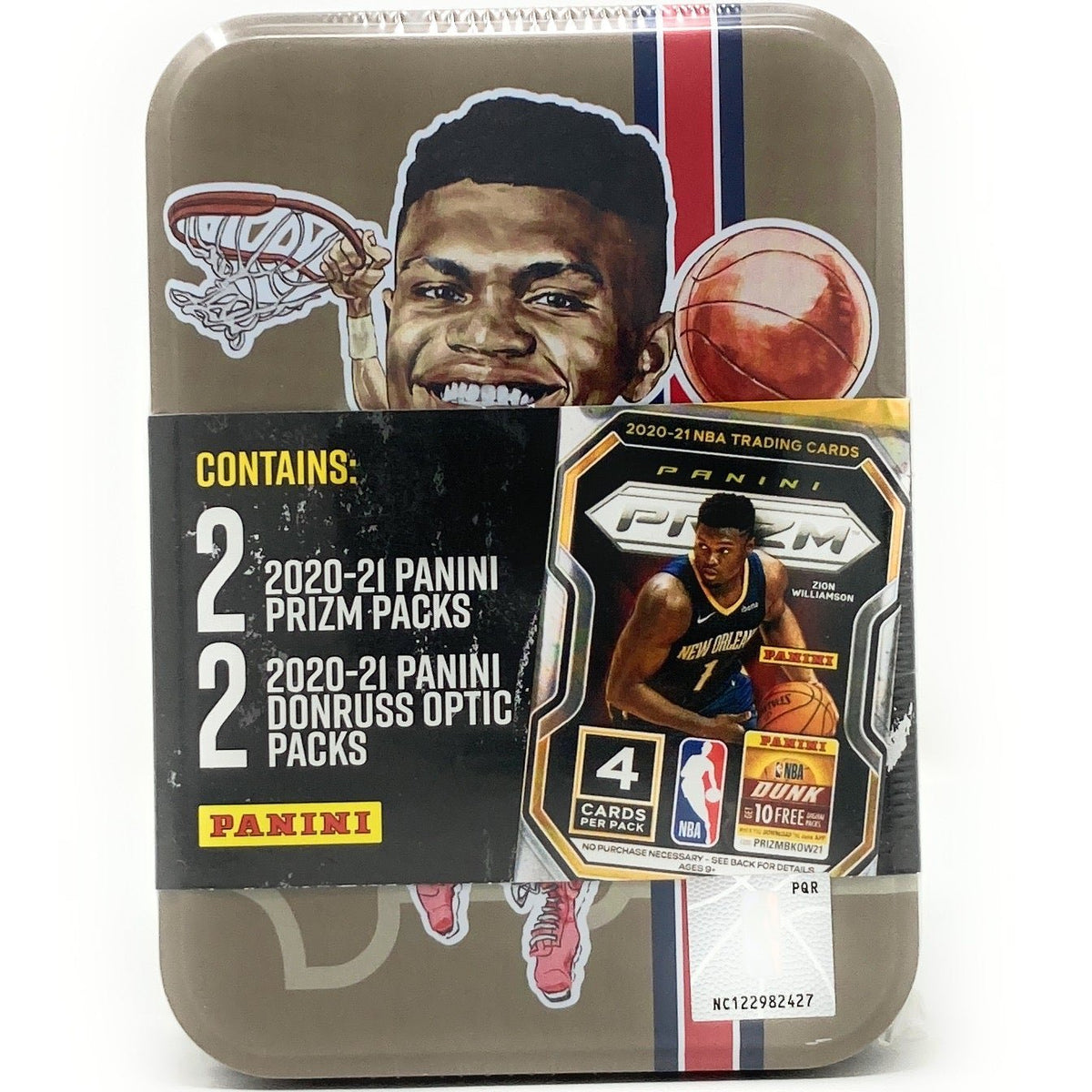 2020 - 21 Panini Prizm & Donruss Optic Basketball Collector's Tin 728192537417 at King Card Canada