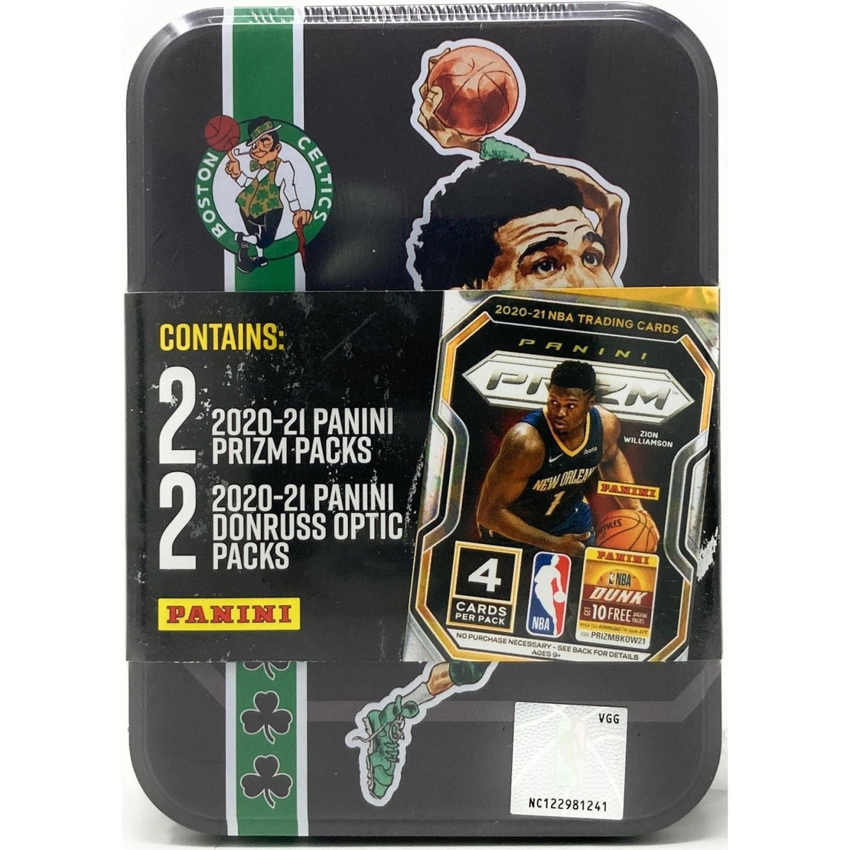 2020 - 21 Panini Prizm & Donruss Optic Basketball Collector's Tin 728192537417 at King Card Canada