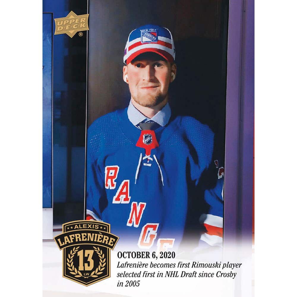 2020 - 21 Upper Deck Alexis Lafrenière Collection 053334955034 at King Card Canada