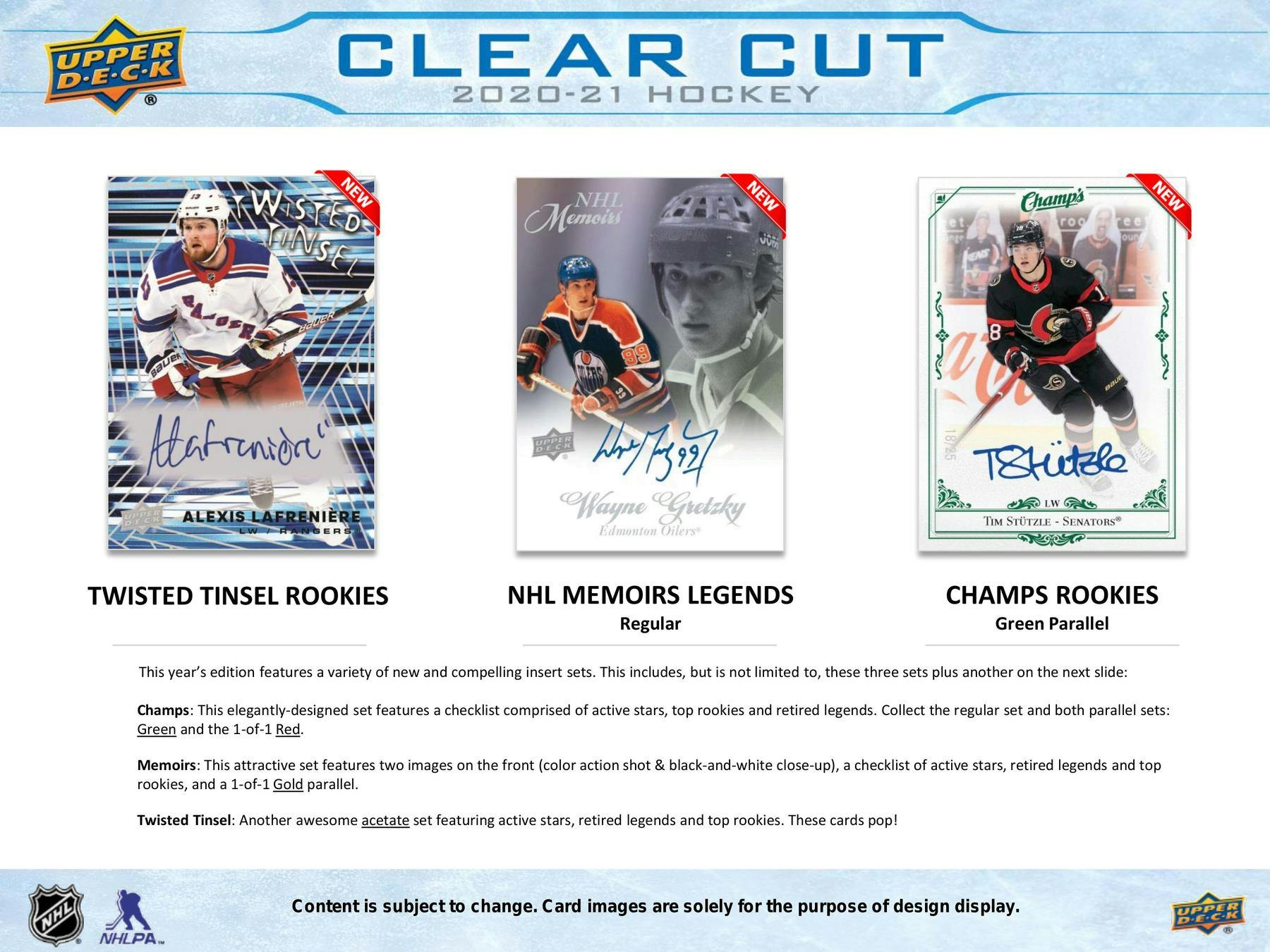 2020 - 21 Upper Deck Clear Cut Hockey Hobby Box 053334962957 at King Card Canada