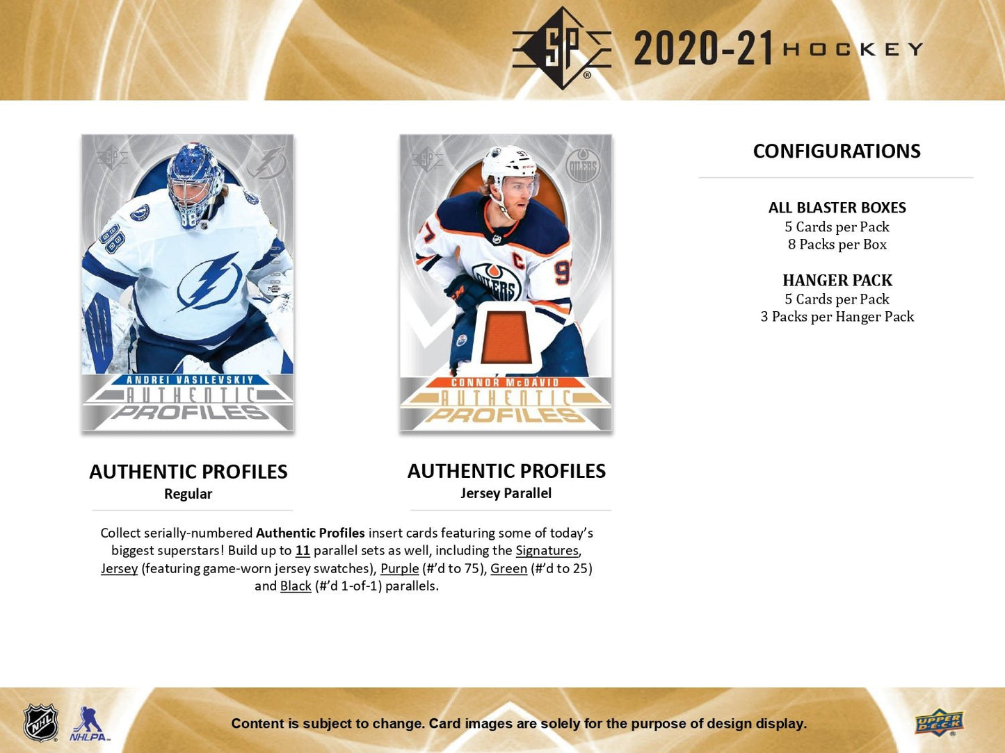 2020-21 Upper Deck SP Hockey Blaster Box 053334965644 at King Card Canada