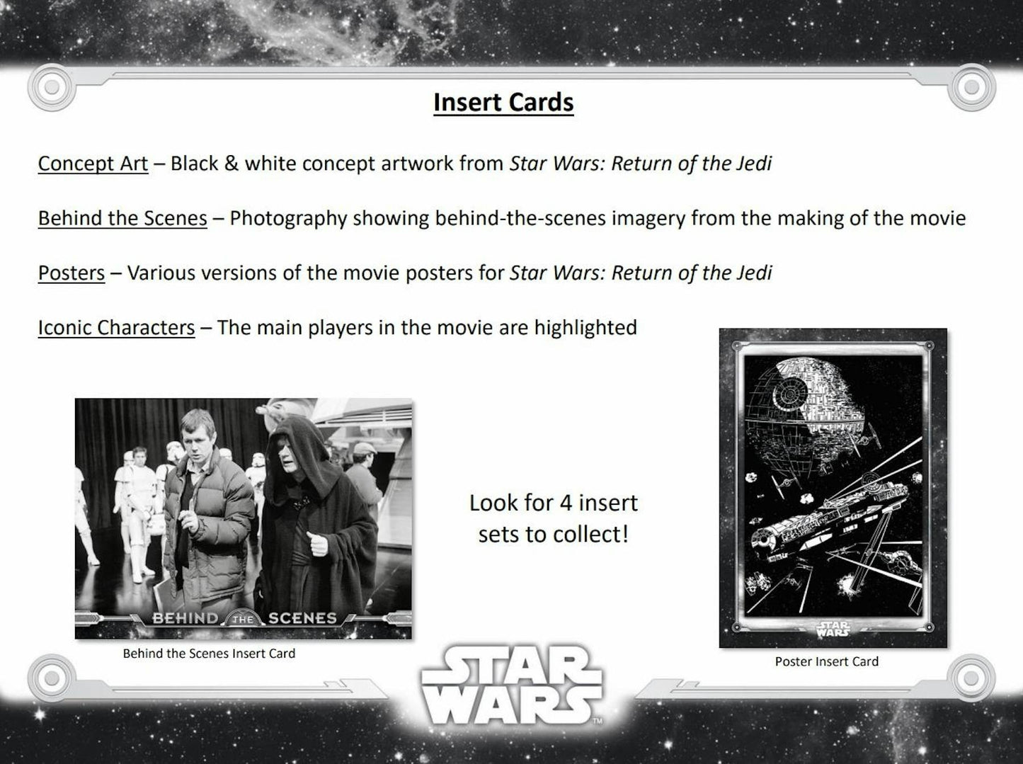 2020 Topps Star Wars: Return of the Jedi Black & White Hobby Box 887521086900 at King Card Canada