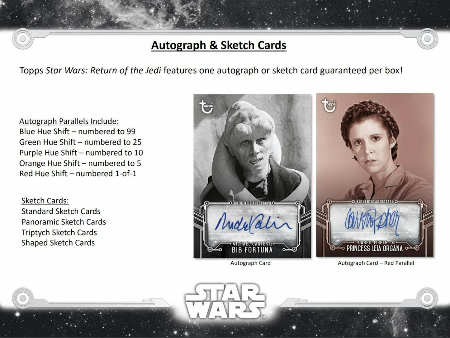 2020 Topps Star Wars: Return of the Jedi Black & White Hobby Box 887521086900 at King Card Canada