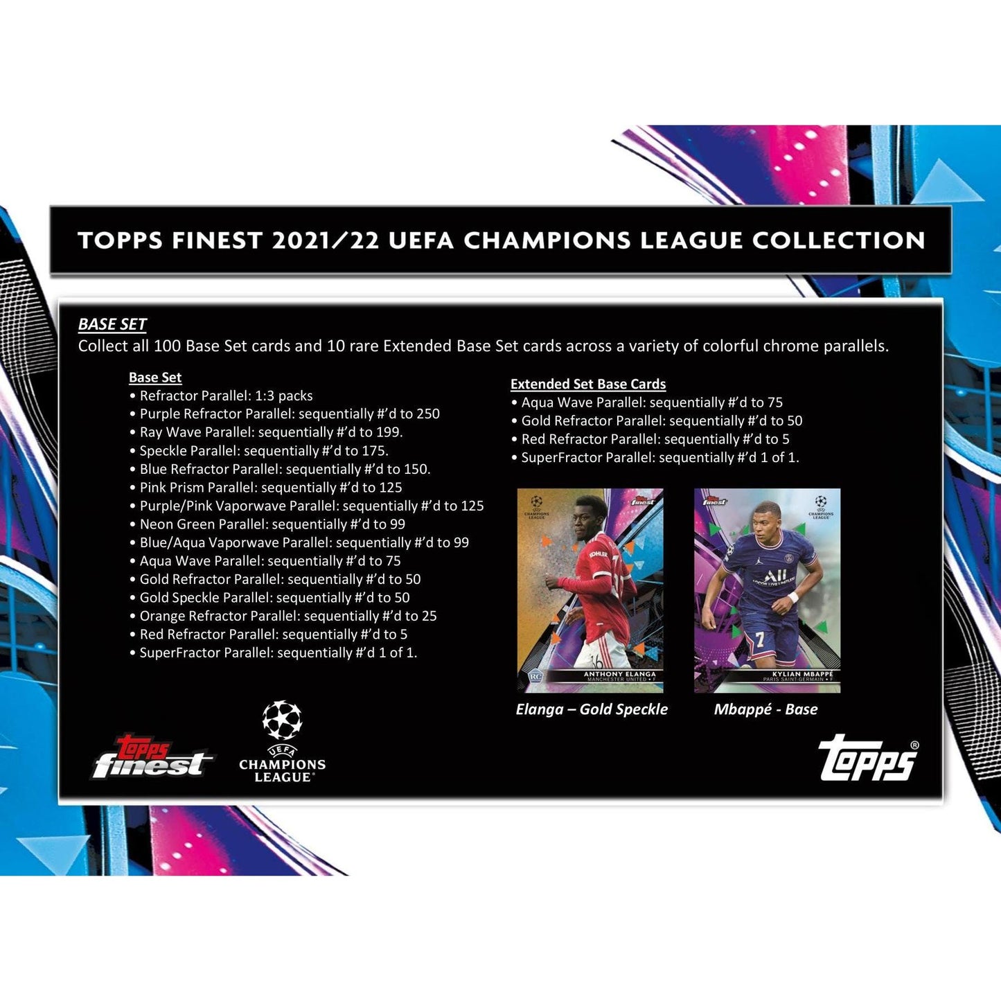 2021 - 22 Topps Finest UEFA Champions League Soccer Master Hobby Box at King Card Canada