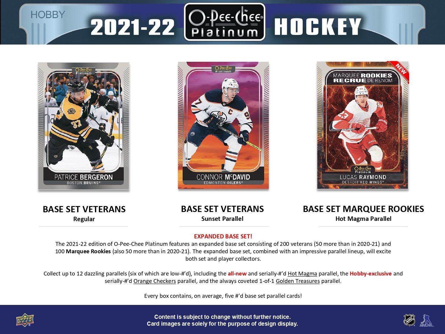 2021 - 22 Upper Deck O - Pee - Chee Platinum Hockey Hobby Box 053334983365 at King Card Canada