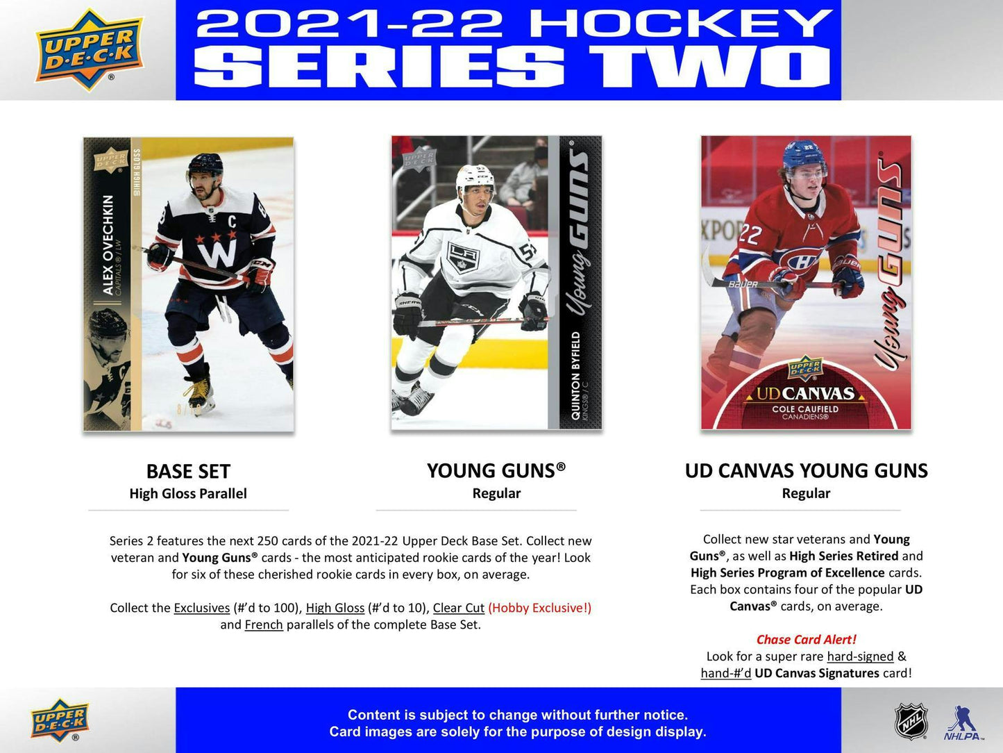 2021 - 22 Upper Deck Series 2 Hockey Hobby Box at King Card Canada