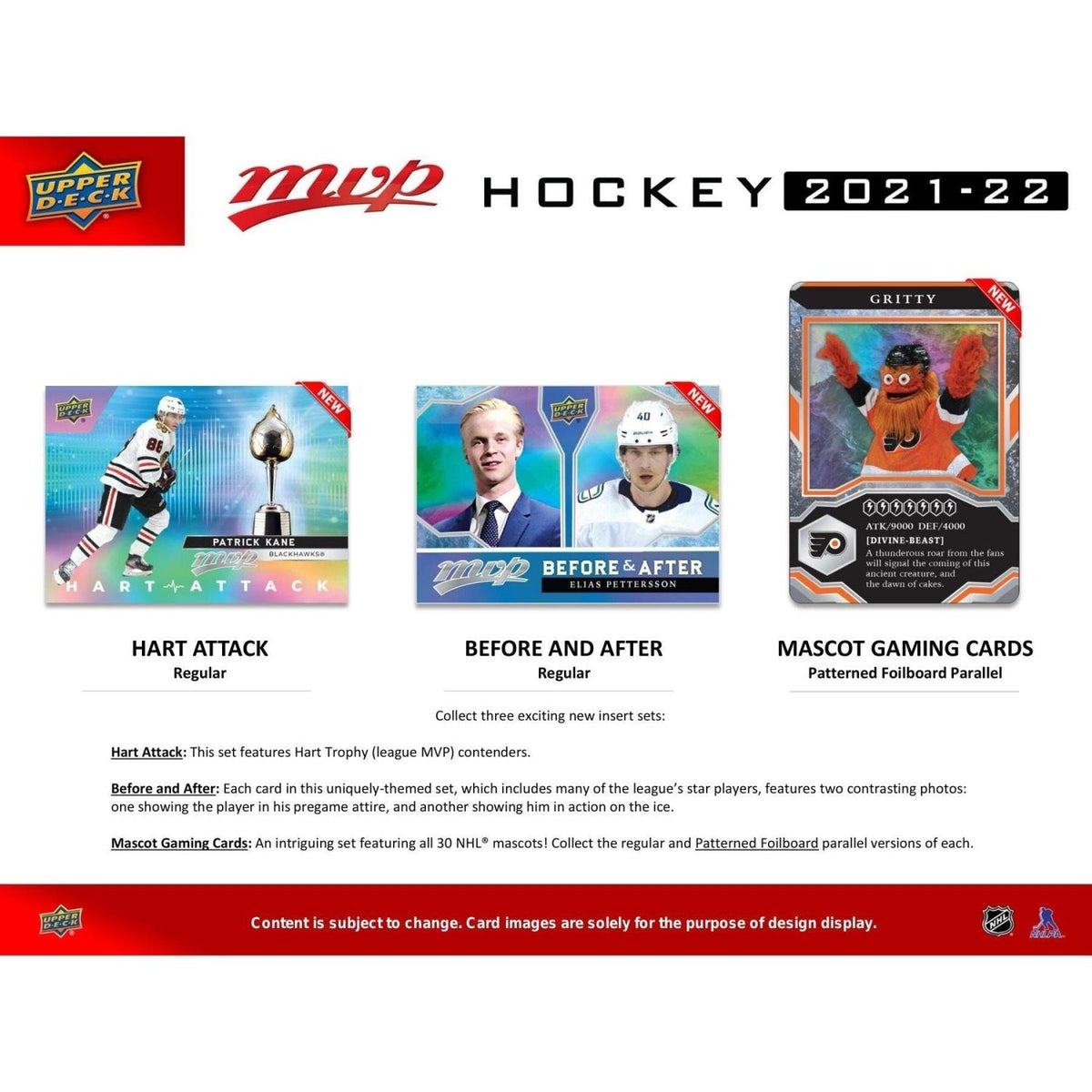 2021 - 22 Upper Deck MVP Hockey Complete Factory Set at King Card Canada