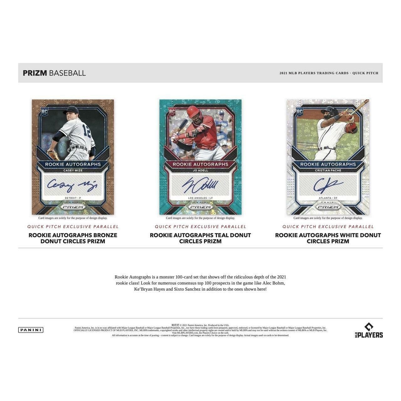 2021 Panini Prizm Baseball Quick Pitch 613297970262 at King Card Canada