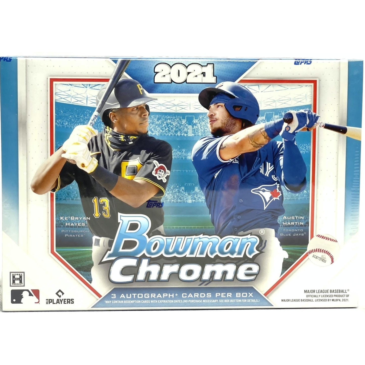 2021 Topps Bowman Chrome Baseball HTA Hobby Box 887521102631 at King Card Canada