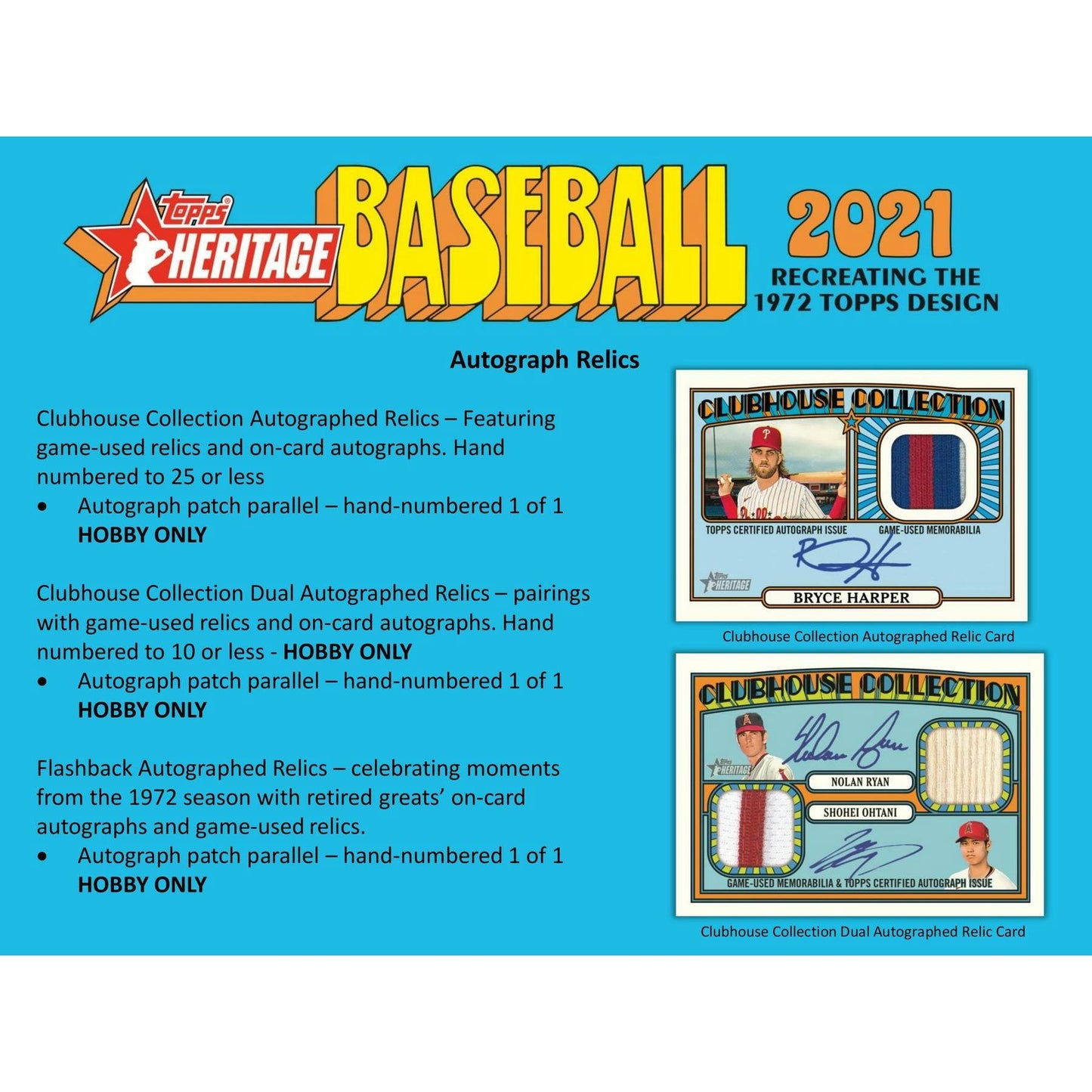 2021 Topps Heritage Baseball Hobby Box 887521096114 at King Card Canada