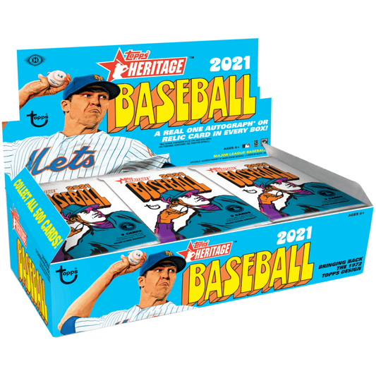 2021 Topps Heritage Baseball Hobby Box 887521096114 at King Card Canada