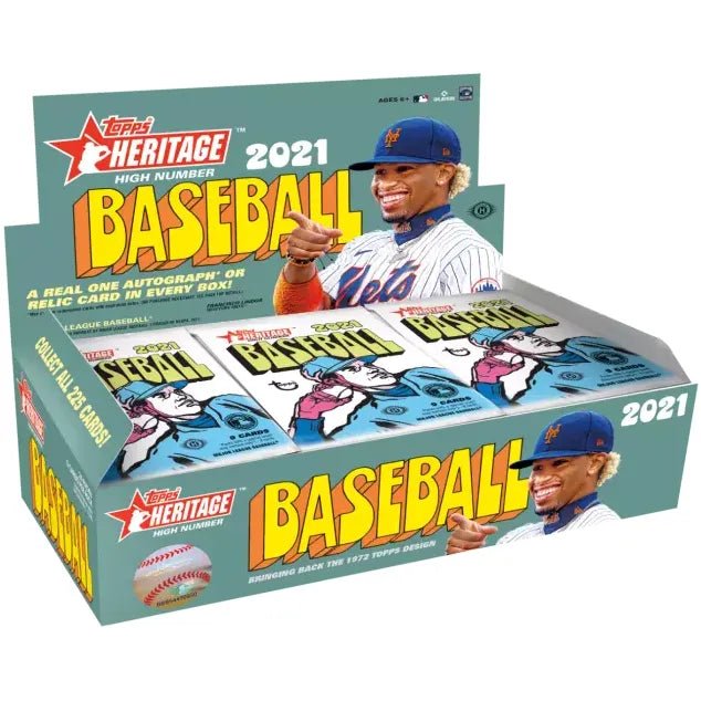 2021 Topps Heritage High Number Baseball Hobby Box 887521101115 at King Card Canada