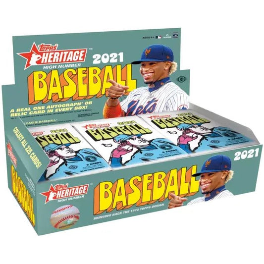 2021 Topps Heritage High Number Baseball Hobby Box 887521101115 at King Card Canada