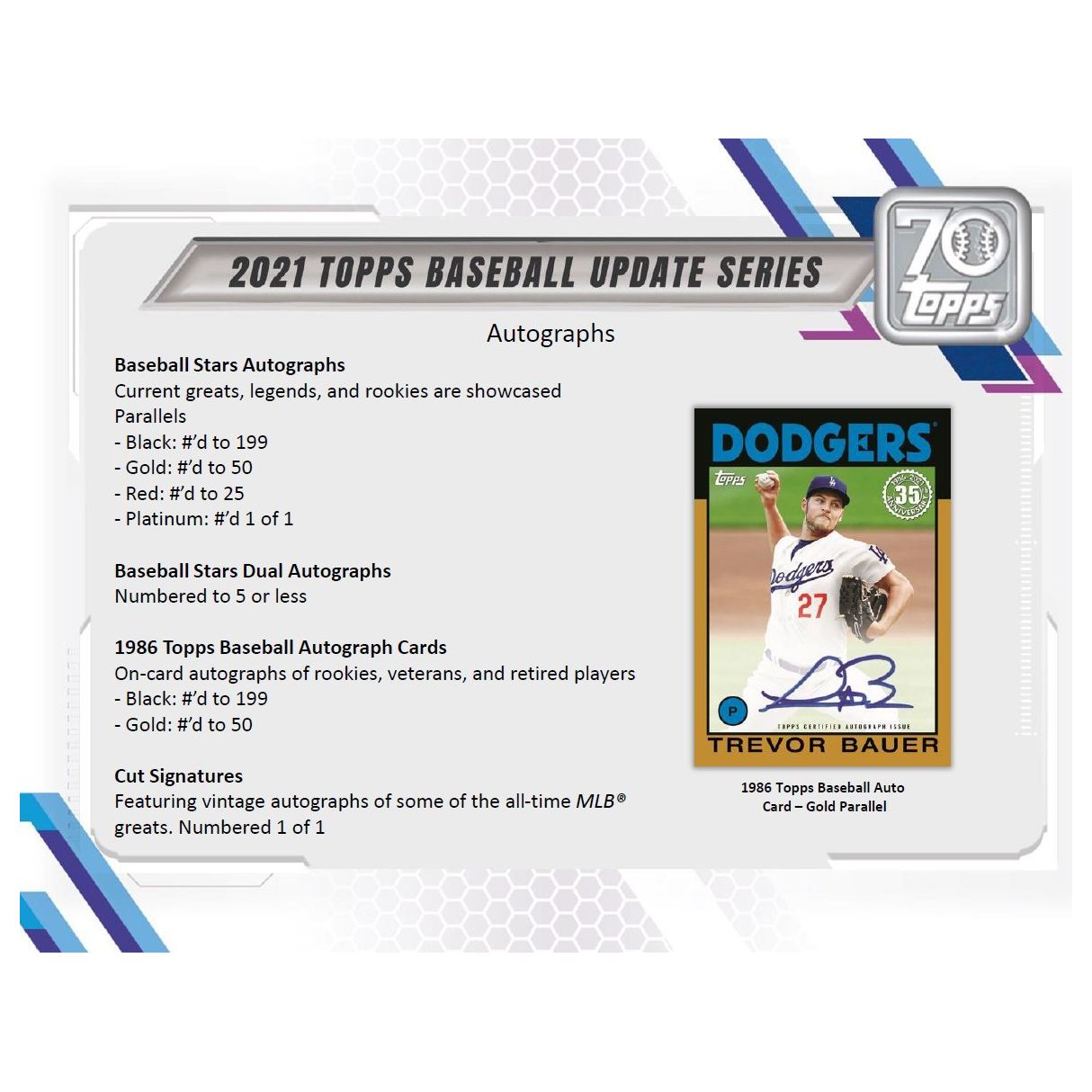 2021 Topps Update Series Baseball Retail Box at King Card Canada