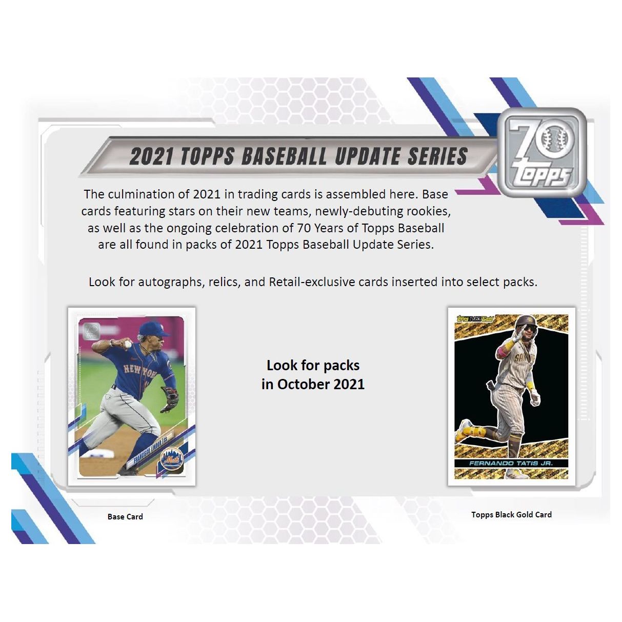 2021 Topps Update Series Baseball Retail Box at King Card Canada