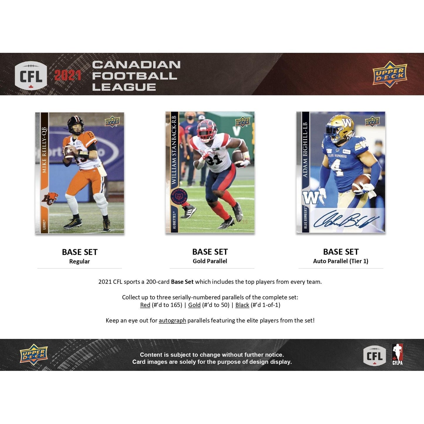 2021 Upper Deck CFL Football Hobby Box 053334964623 at King Card Canada