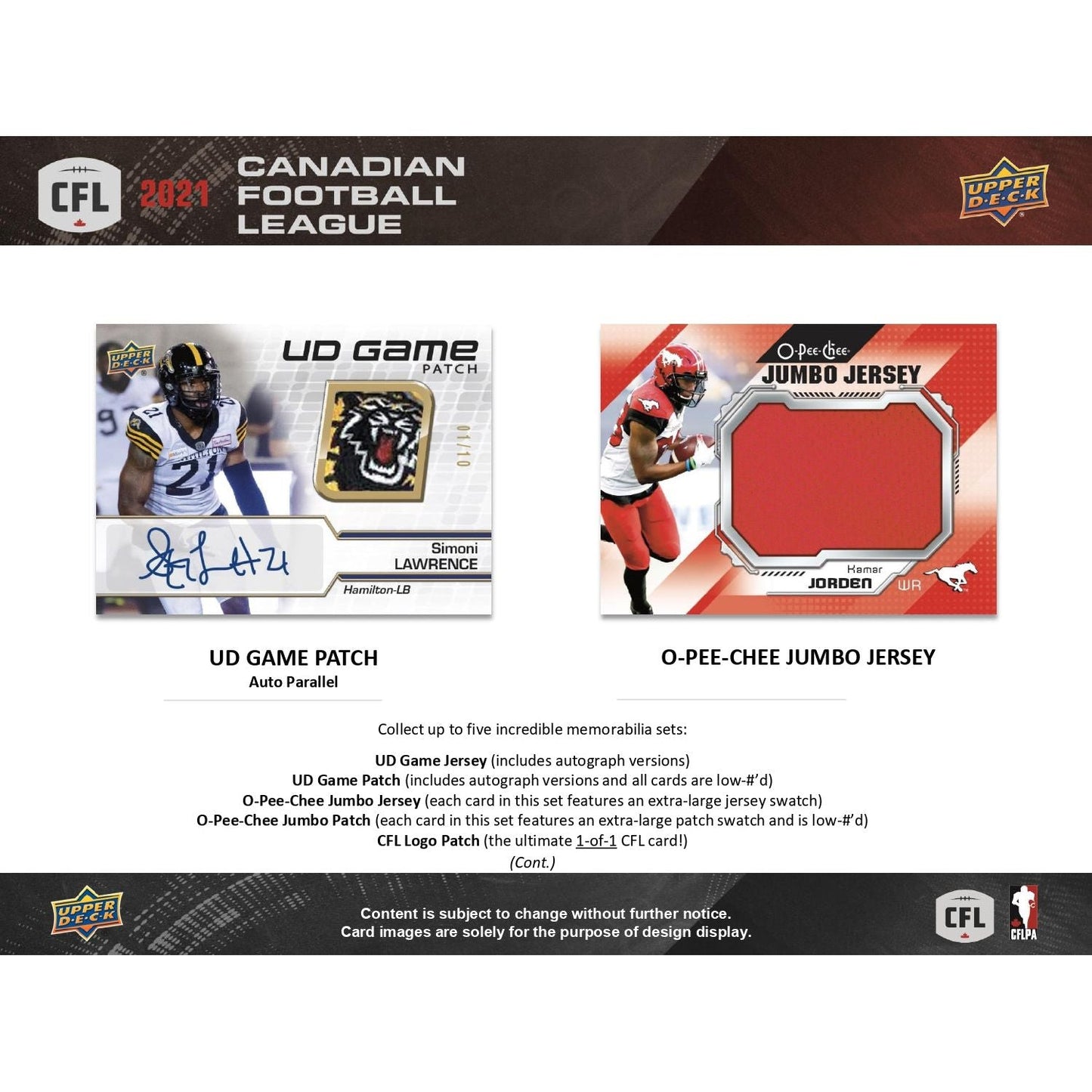 2021 Upper Deck CFL Football Hobby Box 053334964623 at King Card Canada