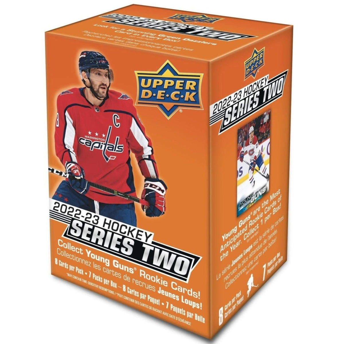 2022-23 Upper Deck Series 2 Hockey Blaster Box with a Washington Capitals player