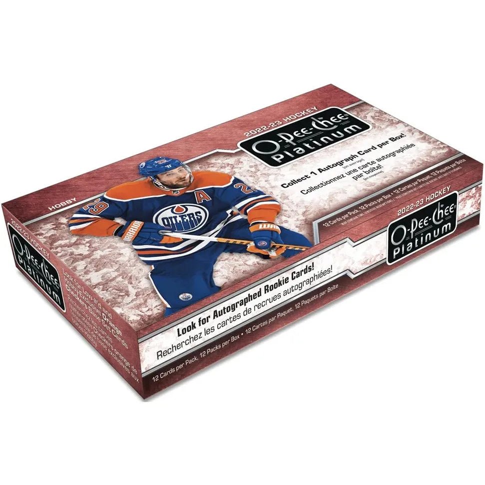 2022 - 23 Upper Deck O - Pee - Chee Platinum Hockey Hobby Box 053334120586 at King Card Canada
