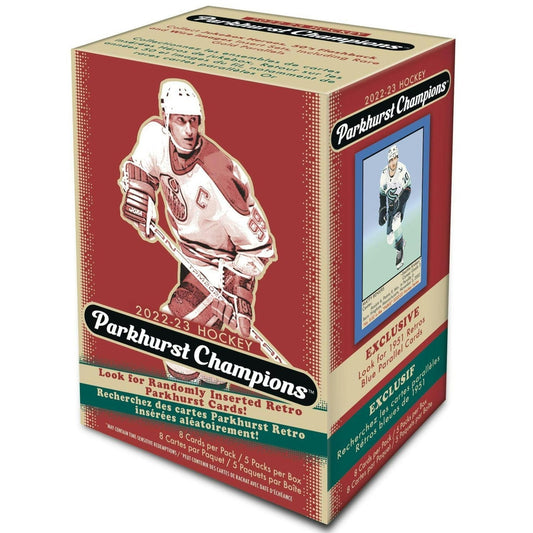 2022 - 23 Upper Deck Parkhurst Champions Hockey Blaster Box at King Card Canada