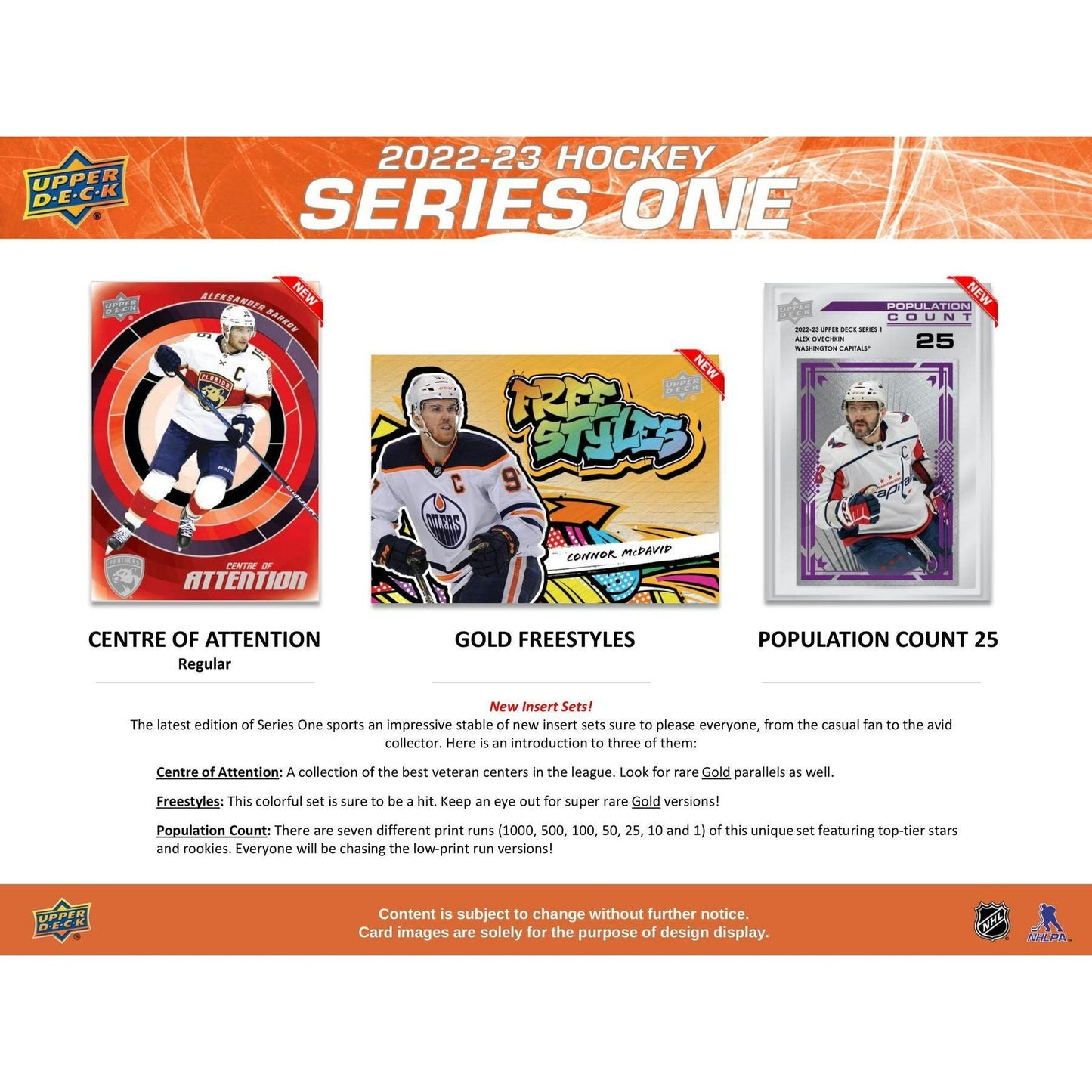 2022 - 23 Upper Deck Series 1 Hockey Hobby Box 053334999724 at King Card Canada
