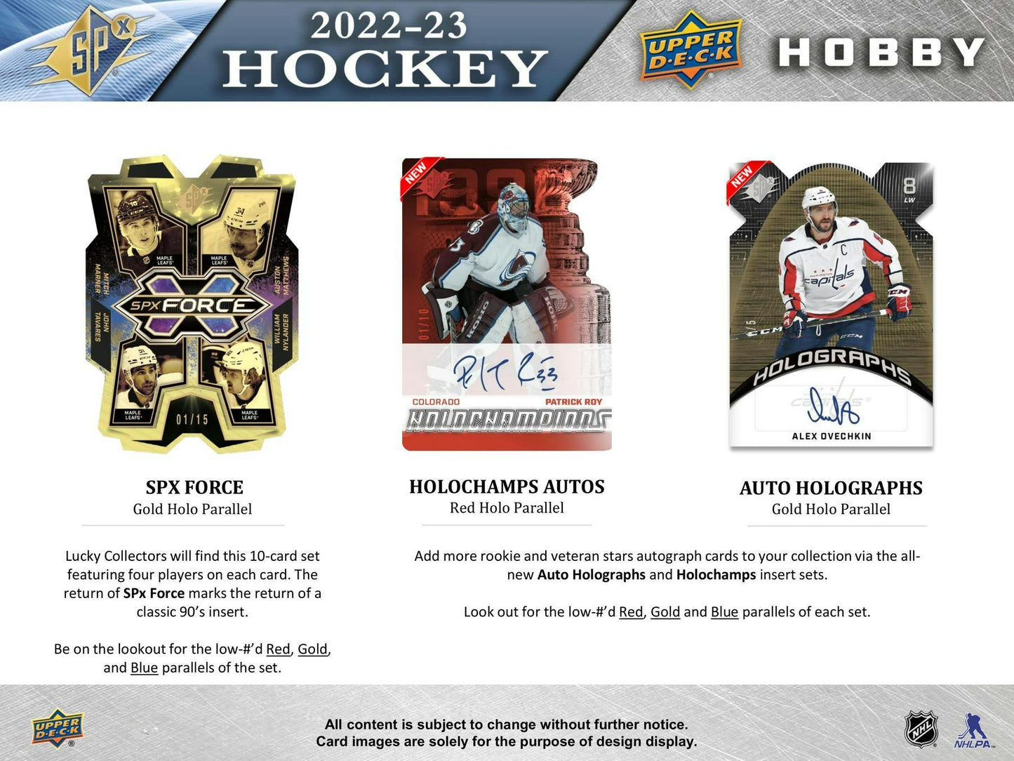 2022 - 23 Upper Deck SPX Hockey Hobby Box at King Card Canada
