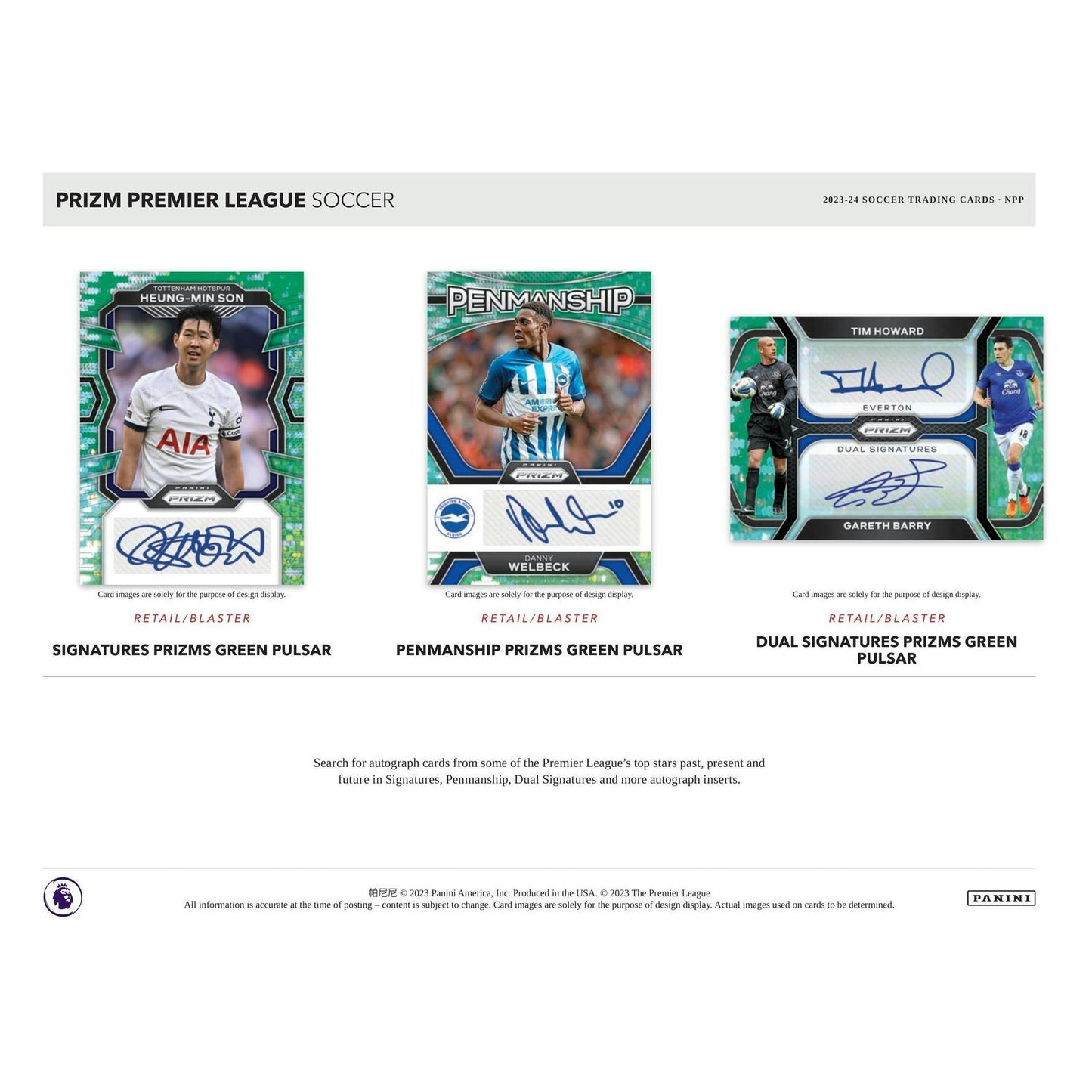 2023 - 24 Panini Prizm EPL English Premier League Soccer Blaster Box at King Card Canada