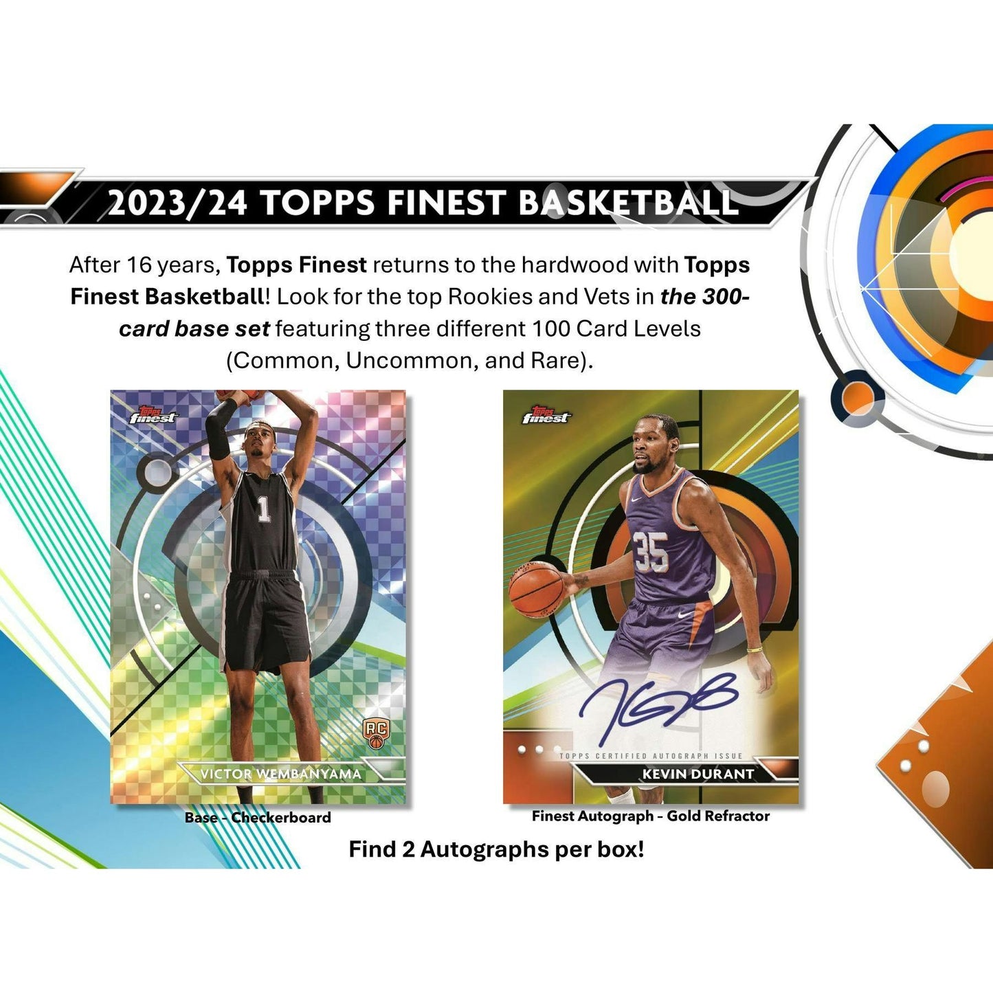2023 - 24 Topps Finest Basketball Breaker's Delight Box 887521130351 at King Card Canada