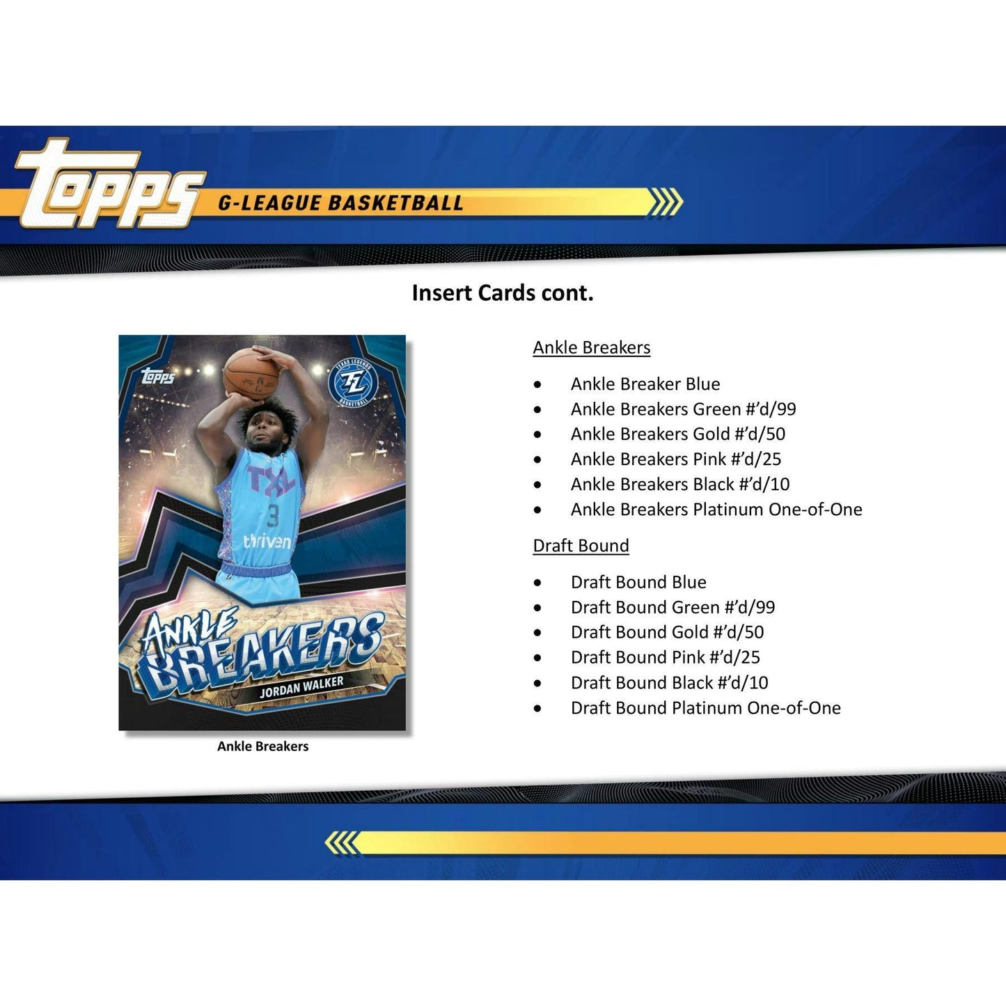 2023 - 24 Topps G - League Basketball Hobby Box at King Card Canada