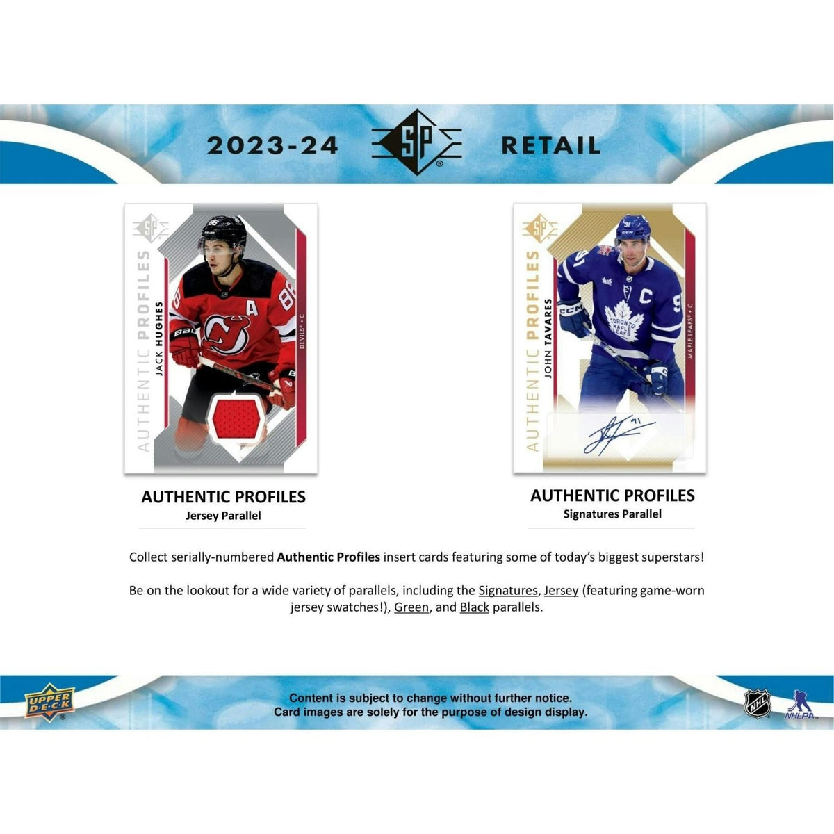 2023 - 24 Upper Deck SP Hockey Blaster Box 053334470285 at King Card Canada
