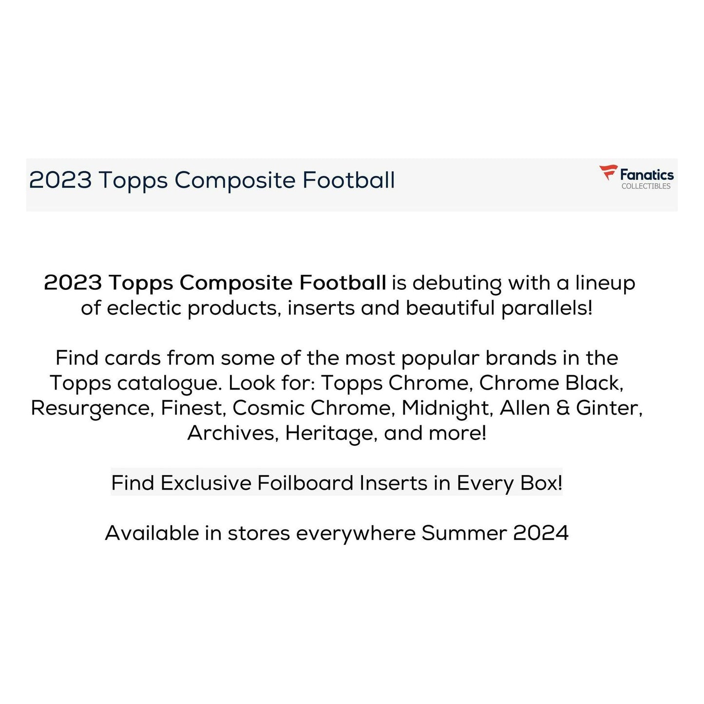 2023 Topps Composite Football Blaster Value Box at King Card Canada