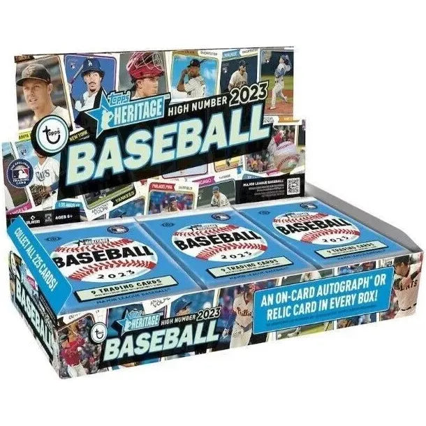 2023 Topps Heritage High Number Baseball Hobby Box 887521122257 at King Card Canada
