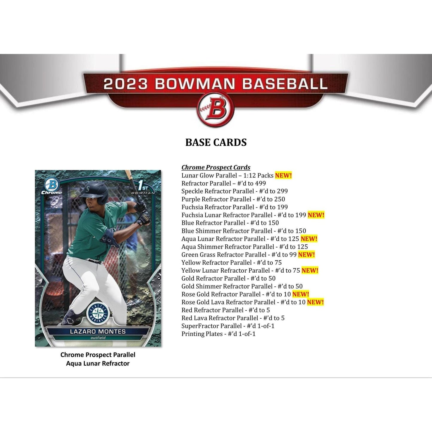 2023 Topps Bowman Baseball Hobby Box at King Card Canada