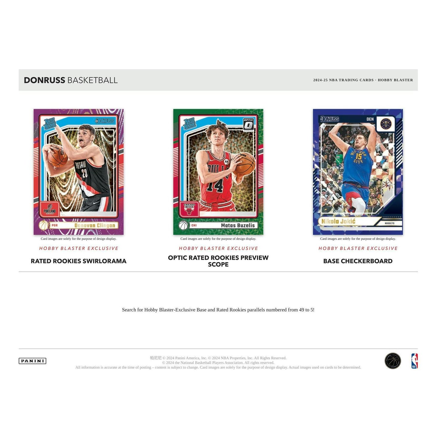 2024 - 25 Panini Donruss Basketball Hobby Blaster Box 746134176135 at King Card Canada