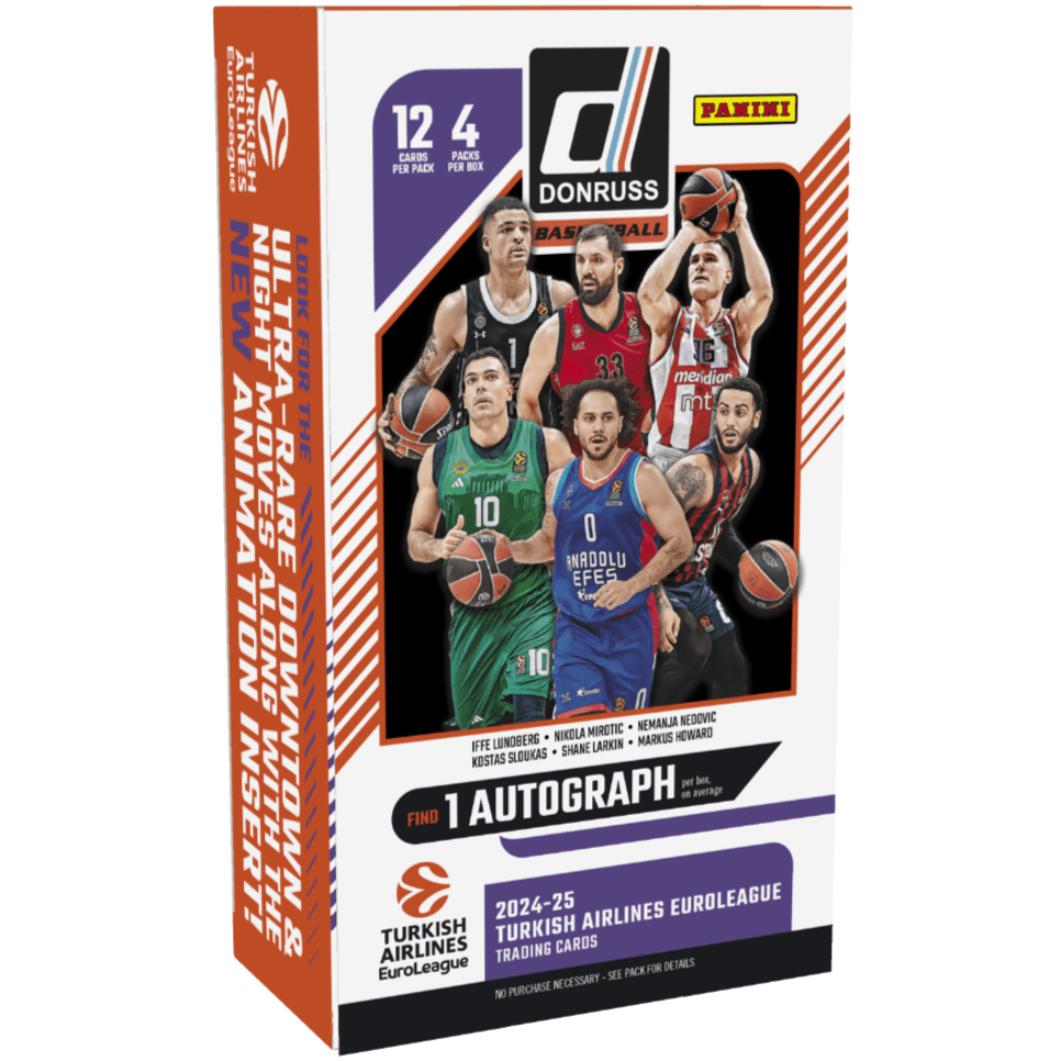 2024 - 25 Panini Donruss EuroLeague Basketball Hobby Box 746134172977 at King Card Canada
