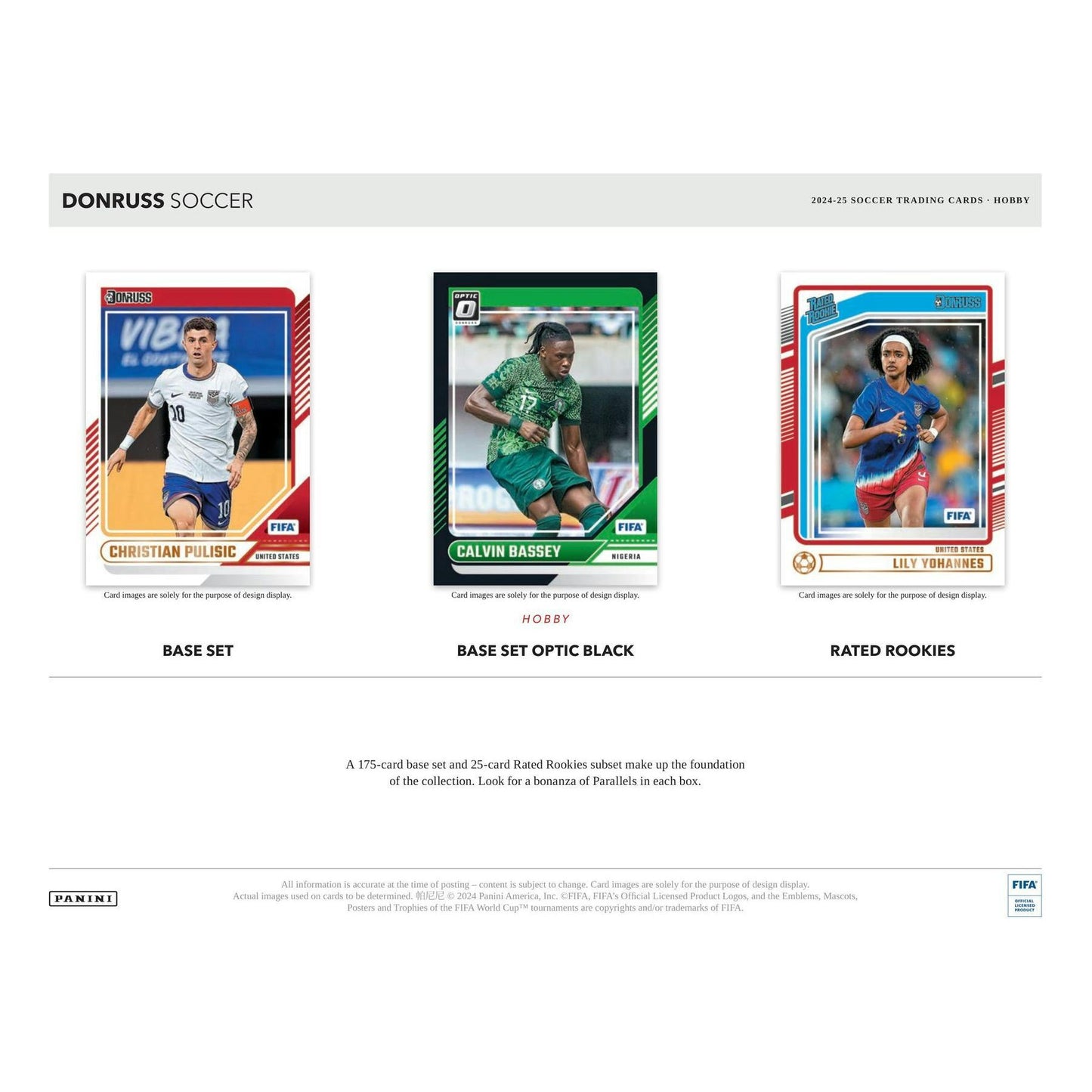2024 - 25 Panini Donruss Soccer Hobby Box 746134162992 at King Card Canada