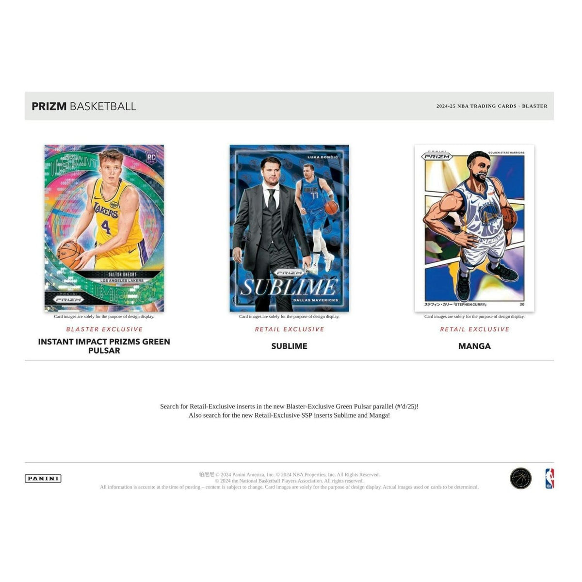 2024 - 25 Panini Prizm Basketball Blaster Box 746134164323 at King Card Canada