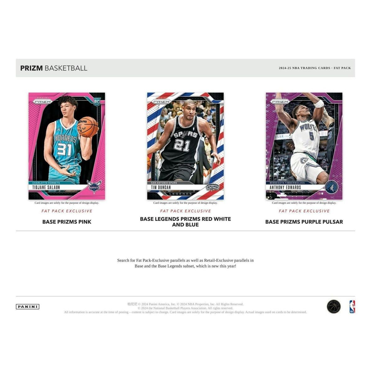 2024 - 25 Panini Prizm Basketball Cello Value Fat Pack Box 746134175411 at King Card Canada