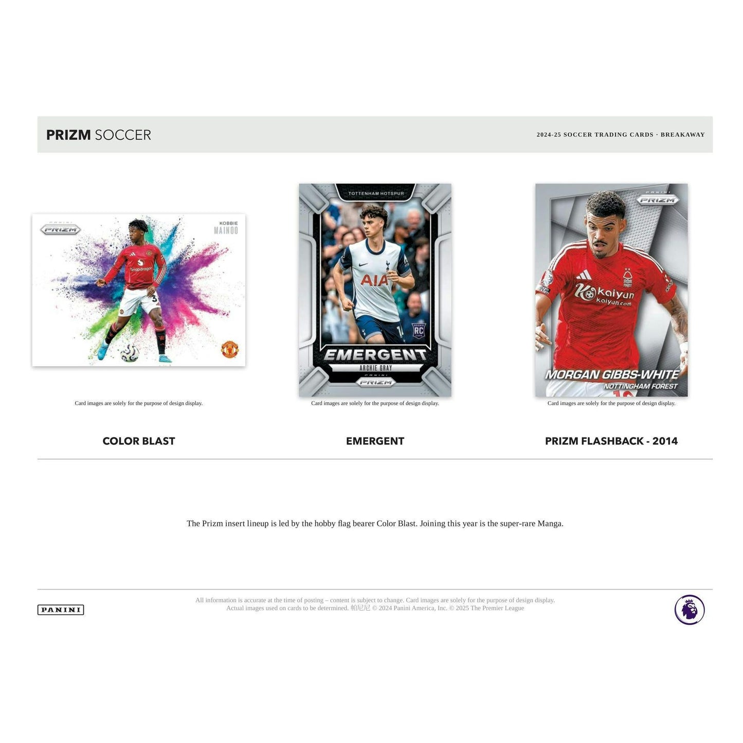2024 - 25 Panini Prizm EPL English Premier League Soccer Breakaway 746134176937 at King Card Canada