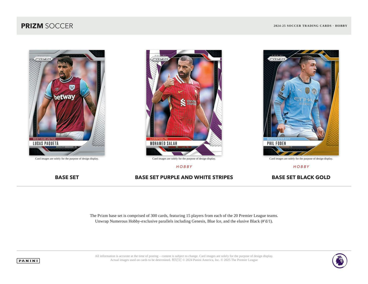 2024 - 25 Panini Prizm EPL English Premier League Soccer Hobby Box 746134163241 at King Card Canada