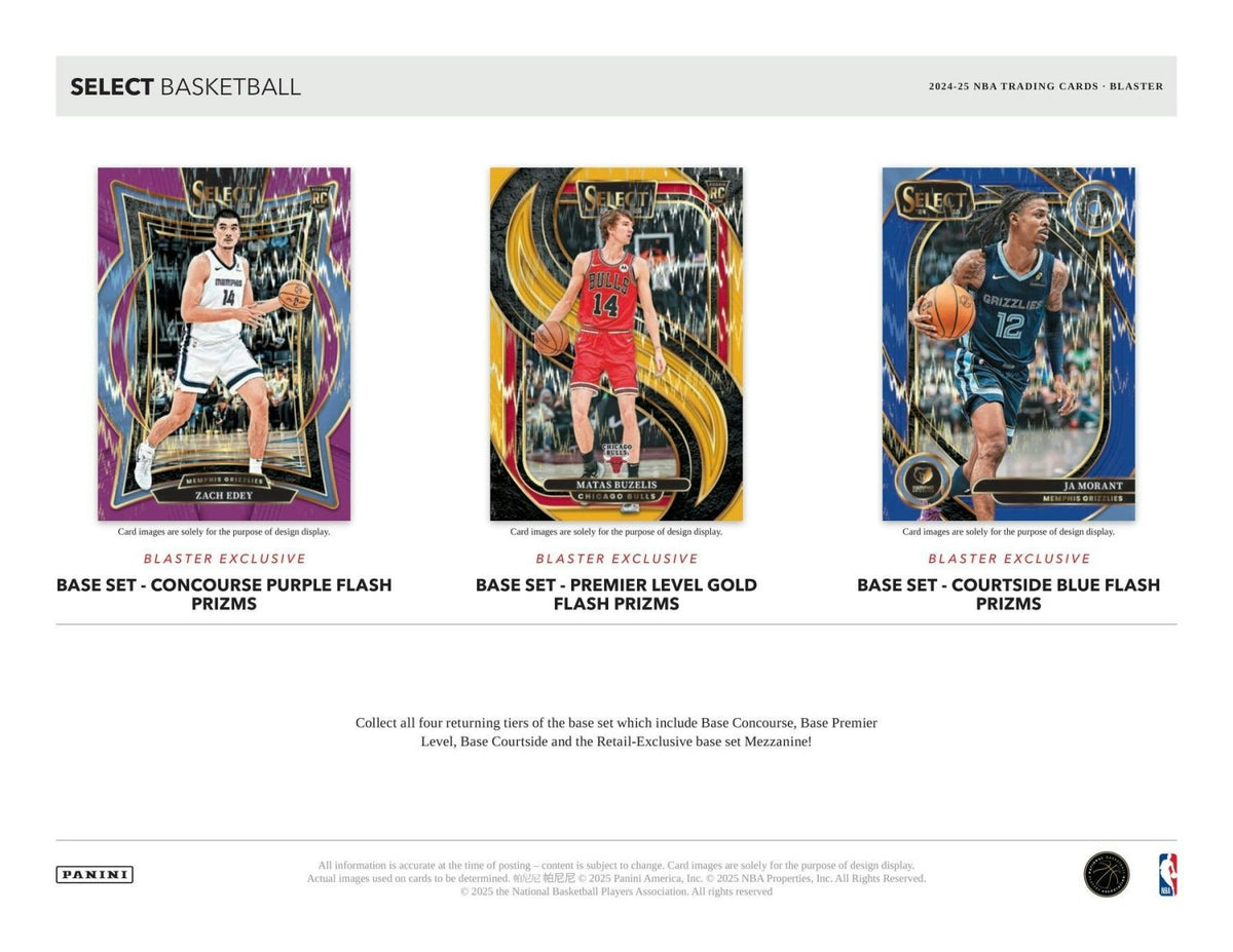 2024 - 25 Panini Select Basketball Blaster Box 746134180637 at King Card Canada
