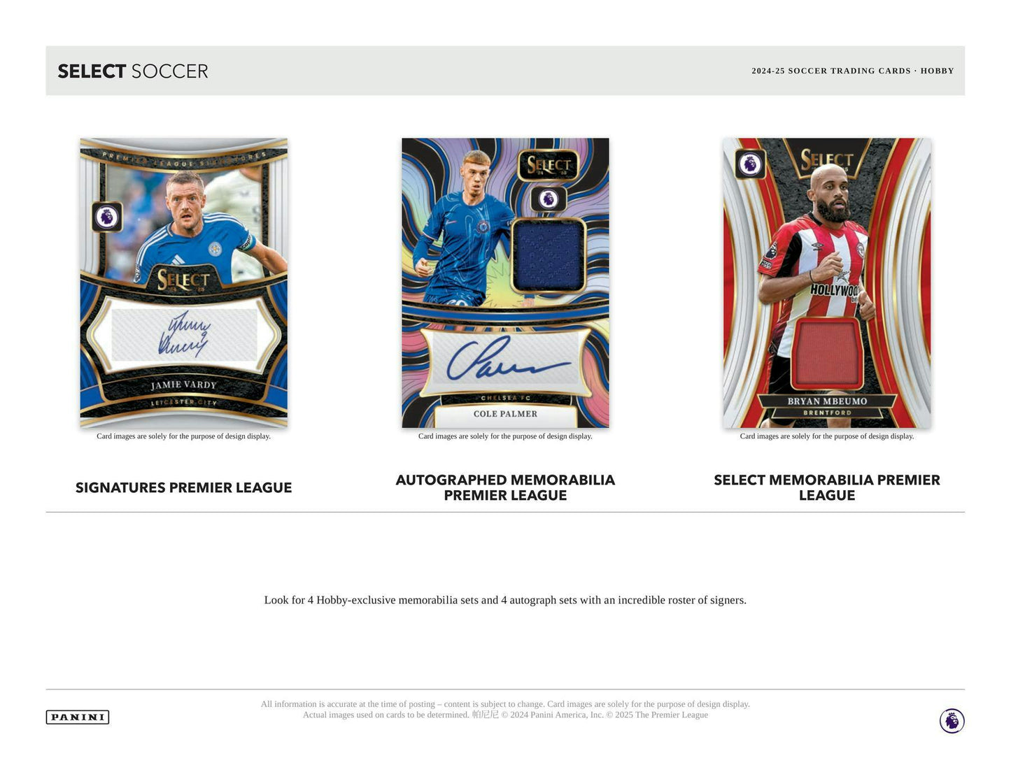 2024 - 25 Panini Select EPL English Premier League Soccer Hobby Box 746134177453 at King Card Canada