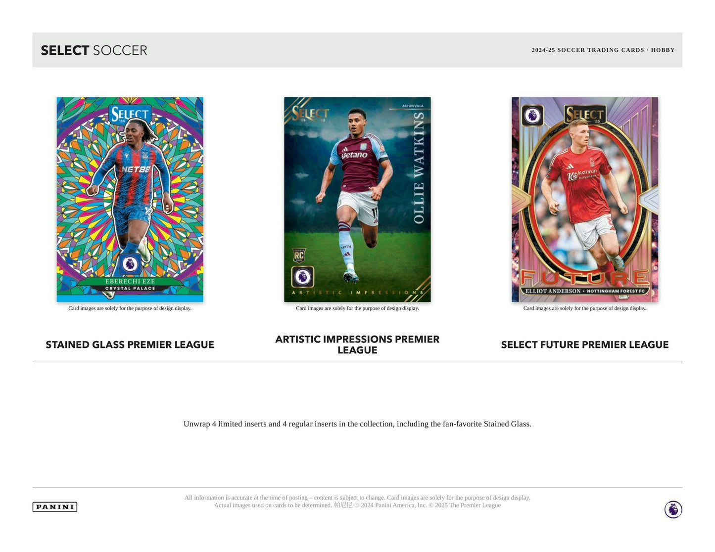 2024 - 25 Panini Select EPL English Premier League Soccer Hobby Box 746134177453 at King Card Canada