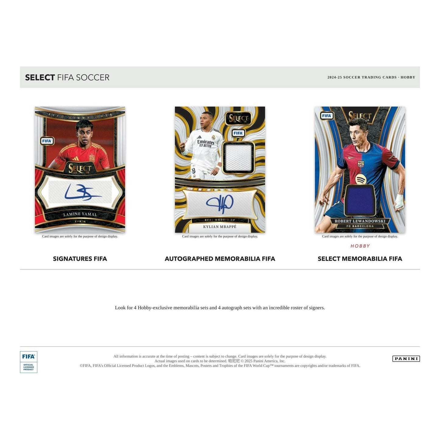 2024 - 25 Panini Select FIFA Soccer Hobby Box 746134177651 at King Card Canada