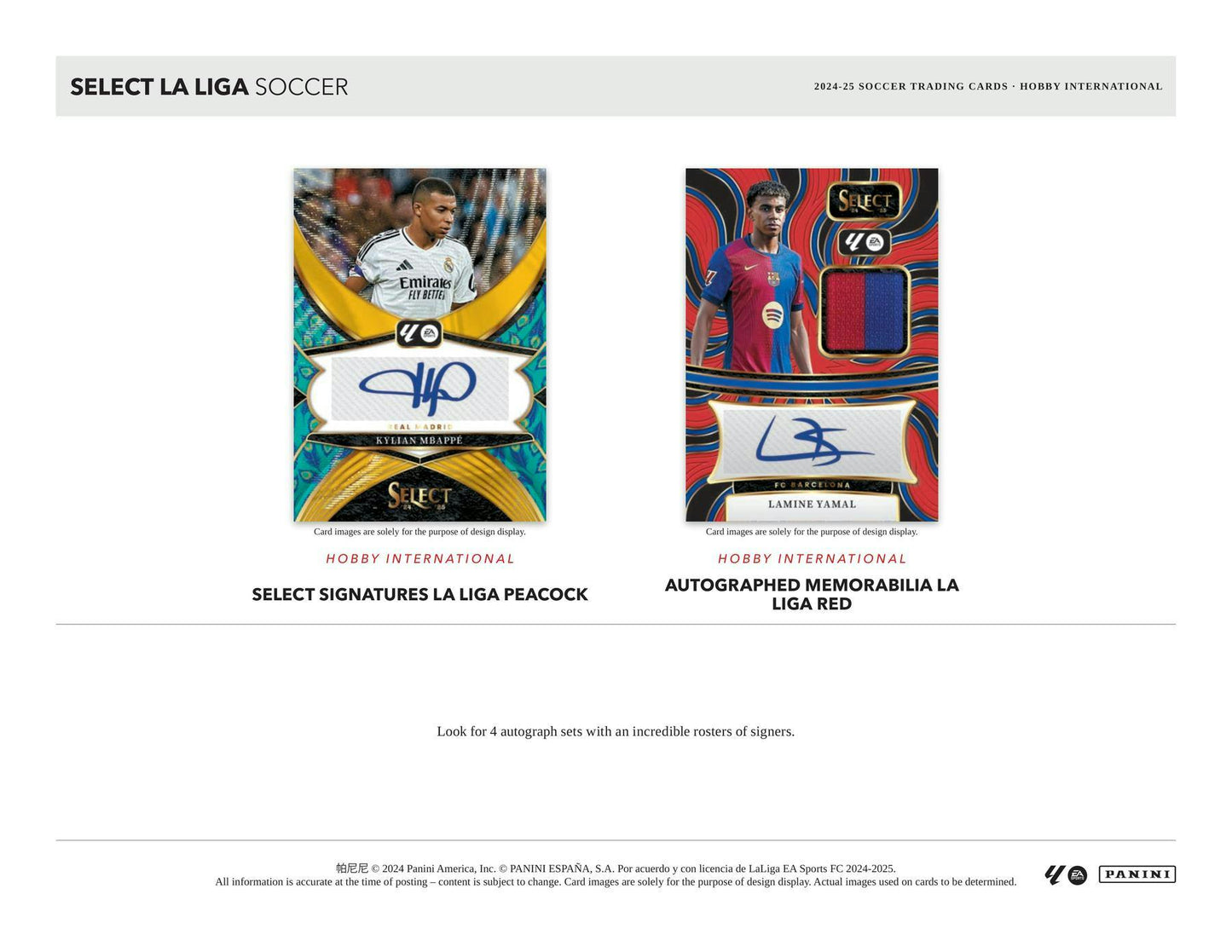 2024 - 25 Panini Select La Liga Soccer International Hobby Box 746134177309 at King Card Canada