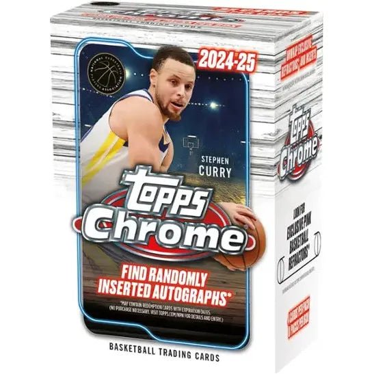 2024 - 25 Topps Chrome Basketball Blaster Value Box 887521134557 at King Card Canada